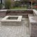 Floor Concrete Patio With Square Fire Pit Unique On Floor Intended 23 Best New House Backyard Images Pinterest Design 8 Concrete Patio With Square Fire Pit