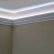 Interior Cove Molding Lighting Imposing On Interior With Regard To Install LED Rope And Indirect In Foam Crown 16 Cove Molding Lighting