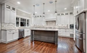 Custom White Kitchen Cabinets