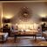 Decor Latest Living Room Astonishing On Intended For Impressive Wall Large Round Decorating A In Family 4