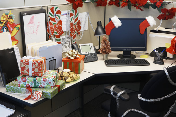  Decorate Office Cube Impressive On In Do You Your Cubicle Or For The Holidays 13 Decorate Office Cube