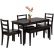Interior Dining Table Set With Bench Fresh On Interior Throughout Best Choice Products 5 Piece Wood W 3 18 Dining Table Set With Bench