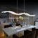 Dinner Table Lighting Amazing On Interior Intended LED Pendant Lights Modern Design Kitchen Acrylic Suspension Hanging 4