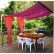Diy Fabric Patio Cover Brilliant On Home Within Outdoor Canopy Why Not Dye Canvas Drop Cloths For The 3