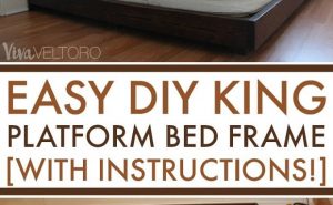 Diy King Platform Bed Frame