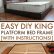 Bedroom Diy King Platform Bed Frame Innovative On Bedroom Throughout Easy DIY For A With Instructions 0 Diy King Platform Bed Frame