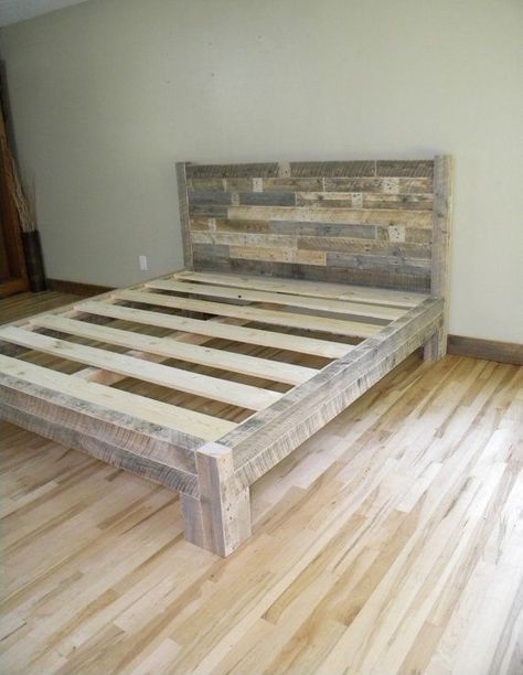 Bedroom Diy King Platform Bed Frame Nice On Bedroom With Regard To Beds Reclaimed Wood Rustic 6 Diy King Platform Bed Frame