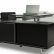 Office Ebay Office Desks Charming On Intended For VIG Modrest Alaska Modern Black Oak Glass Desk EBay 14 Ebay Office Desks