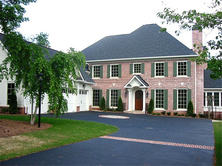 Home Exterior Colonial House Design Modern On Home Throughout Plan 053H 0054 Find Unique Plans And Floor 0 Exterior Colonial House Design
