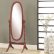Furniture Floor Mirror With Stand Modern On Furniture Monarch Specialties Inc Oval Wood Frame Standing Reviews 6 Floor Mirror With Stand