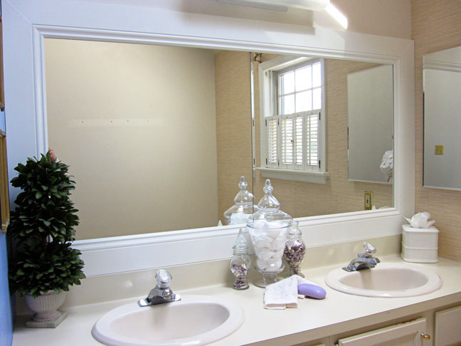 Bathroom Framed Bathroom Mirrors Diy Modern On Intended How To Frame A Mirror 0 Framed Bathroom Mirrors Diy