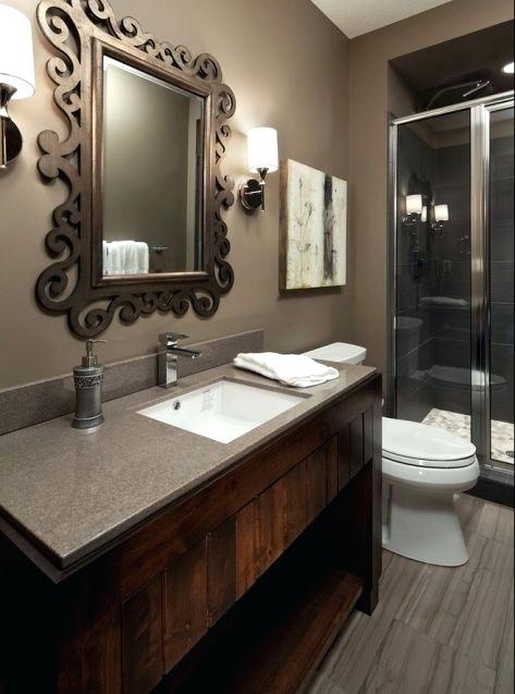Bathroom Gray And Brown Bathroom Color Ideas Wonderful On With Regard To 0 Gray And Brown Bathroom Color Ideas