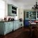 Kitchen Green Painted Kitchen Cabinets Ideas Fine On Blue And Greyish Light Brown Dining 11 Green Painted Kitchen Cabinets Ideas