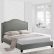 Bedroom Grey Upholstered Beds Incredible On Bedroom Intended For Come To Excited DIY Project Headboard Today 26 Grey Upholstered Beds