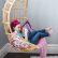 Interior Hanging Chairs For Bedrooms Kids Stunning On Interior Inside Fun Rattan Chair Girls Bedroom Nursery 26 Hanging Chairs For Bedrooms For Kids