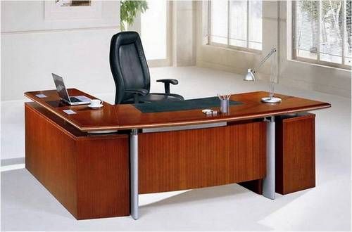 Office Home Office L Desk Charming On For Desks Shaped Brown Solid Wood LShape 29 Home Office L Desk