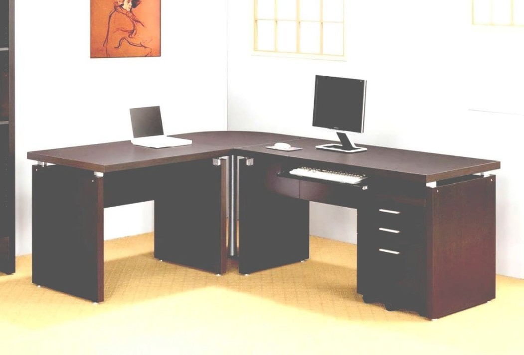 Office Home Office L Desk Perfect On Intended Shaped Glass Curved 20 Home Office L Desk