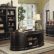 Home Home Office Set Interesting On Within Nicolas 3 Piece Traditional Executive In Two Tone 18 Home Office Set