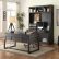 Home Home Office Set Modest On Pertaining To Hudson 3 Piece In Vintage Midnight Finish By Parker 8 Home Office Set