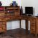 Home Home Office Shaped Fresh On And L Desk W Lower Shelf Storage Dover Oak 9 Home Office Shaped