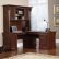 Home Office Shaped Modest On With Elegant L Desk Hutch 4