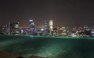 Infinity Pool Singapore Night