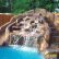 Other Inground Pools With Waterfalls And Slides Charming On Other Regarding Amazing Backyard Waterfall Ideas You Should Do For Bautiful Home 21 Inground Pools With Waterfalls And Slides