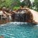 Other Inground Pools With Waterfalls And Slides Exquisite On Other Intended For Slide Into The Pool Waterfall Off Rocks Would Love To Have 8 Inground Pools With Waterfalls And Slides