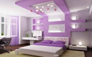 Interior Design Bedroom Purple