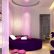 Interior Design Bedroom Purple Unique On With Regard To Deep Bed Romantic Curtain For Elegant 3
