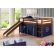 Bedroom Kids Bunk Bed With Slide Innovative On Bedroom Throughout Donco Twin Loft Tent Light Espresso Hayneedle 18 Kids Bunk Bed With Slide