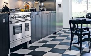 Kitchen Floor Tiles Black And White