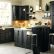 Kitchen Kitchens With Painted Black Cabinets Magnificent On Kitchen Intended Paint Ideas Image Of Cabinet Painting Light 10 Kitchens With Painted Black Cabinets