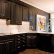 Kitchens With Painted Black Cabinets Nice On Kitchen Regard To Painting Dark Brown Colors Home Design Ideas 1