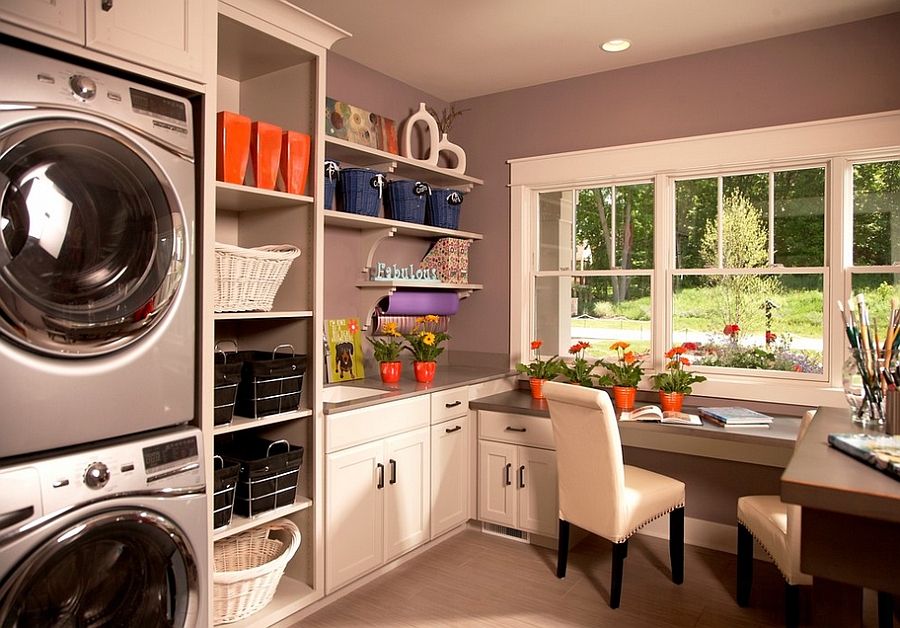Home Laundry Room Office Fine On Home Inside 25 Space Saving Multipurpose Rooms 0 Laundry Room Office