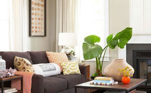 Living Room Ideas Brown Sofa