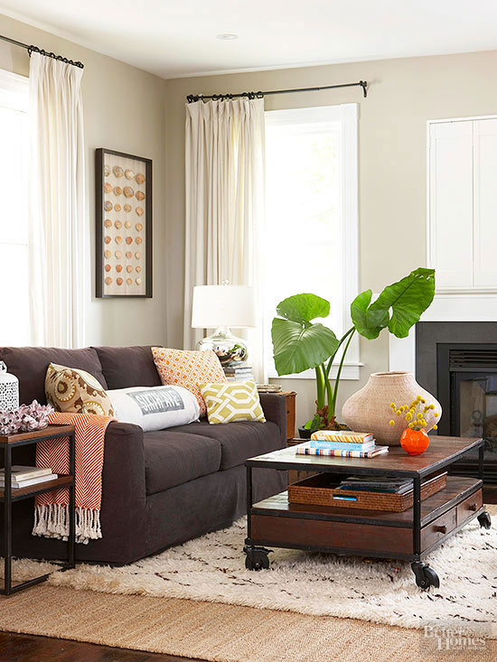 Living Room Living Room Ideas Brown Sofa Exquisite On Regarding Ways To Decorate With A Better Homes Gardens 0 Living Room Ideas Brown Sofa