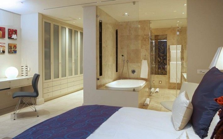 Interior Master Bedroom With Open Bathroom Creative On Interior And Bedrooms Luxury Bathrooms 24 Master Bedroom With Open Bathroom