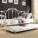 Bedroom Metal Daybed Creative On Bedroom With Homelegance Julia White Trundle 4961DB NT 23 Metal Daybed
