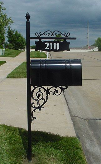 Other Metal Mailbox Post Astonishing On Other For Iron Google Search Landscaping Pinterest 11 Metal Mailbox Post