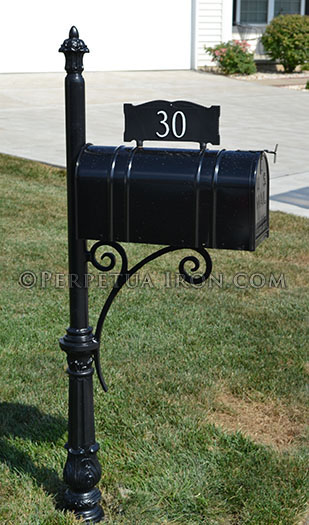 Other Metal Mailbox Post Excellent On Other With Regard To Perpetua Iron Page 5 Metal Mailbox Post