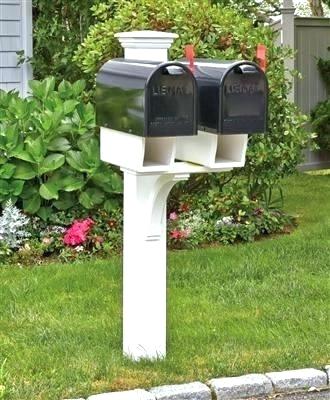 Other Metal Mailbox Post Fine On Other With Anchor Double Wood Twin Star Mail Posts 24 Metal Mailbox Post