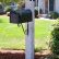 Other Metal Mailbox Post Impressive On Other Pertaining To Granite Pineapple Finish Iron Scroll Bracket Westwood 8 Metal Mailbox Post