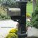 Other Metal Mailbox Post Marvelous On Other Intended For Posts Bronze Black Liberty 20 Metal Mailbox Post