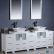 Bathroom Modern Double Sink Bathroom Vanities Modest On Throughout 84 Torino White Vanity W 3 Side 7 Modern Double Sink Bathroom Vanities