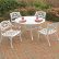 Modern Iron Patio Furniture Marvelous On Intended For Catchy White Metal Outdoor 3