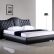 Bedroom Modern Leather Platform Bed Imposing On Bedroom Pertaining To Contemporary Frame 23 Modern Leather Platform Bed