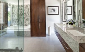 Modern Master Bathroom Tile