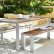 Modern Outdoor Dining Sets Delightful On Other With Regard To Dwr Deneb Table Patio Tables Freedom 3