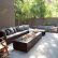 Modern Patio Fire Pit On Home With Regard To Outdoor Deck 4